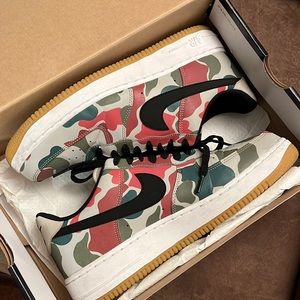 Nike Air Force 1 ‘07 Low Camo Size 9